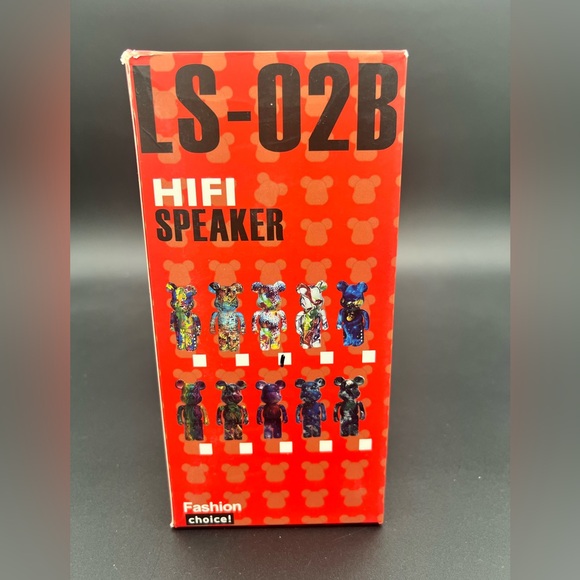 Bearbrick HIFI SPEAKER LS-02B Fashion Choice NEW w/ Box - Picture 4 of 4